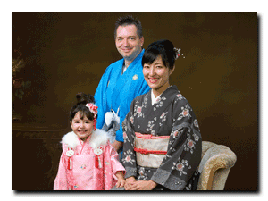 Craig, Kana and Grace Yuki Mercer