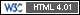 Valid HTML 4.01 Transitional