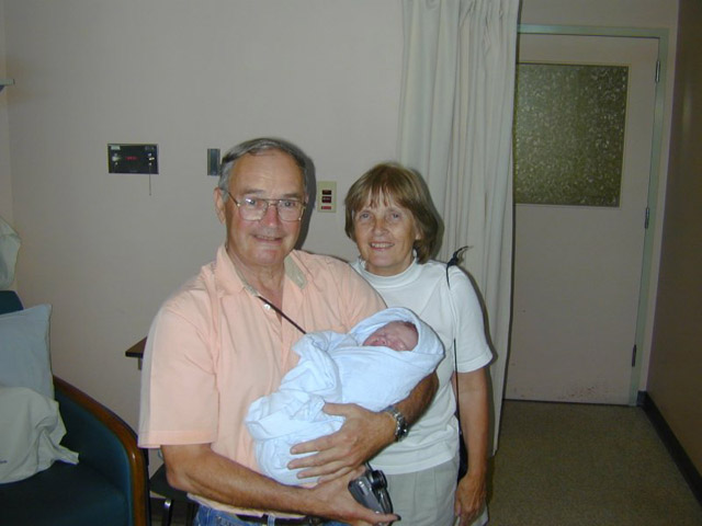 Ryder Gerard Puritch with Grandparents