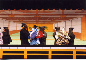 Bunraku Puppeters (Click for a larger image)